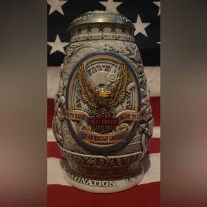 HARLEY DAVIDSON 3D It's Not The Destination It's The Journey Collector Stein Mug